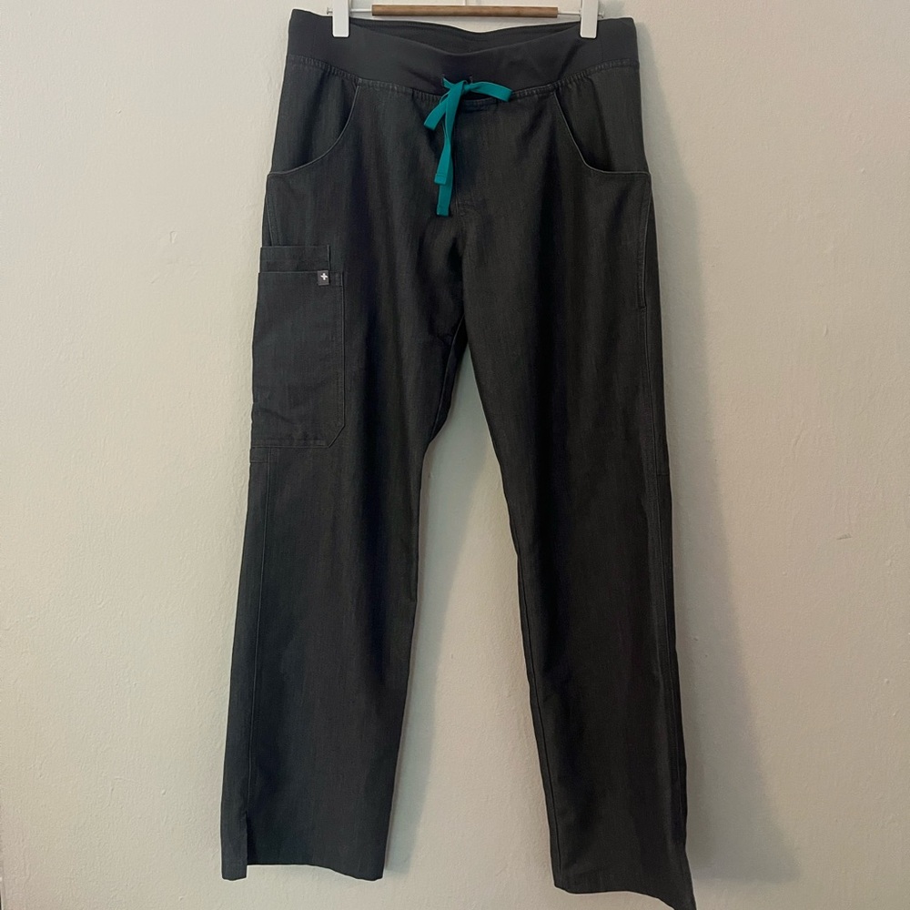 Figs Kade Scrub Pants - Graphite - Small Petite